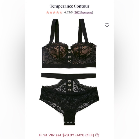 Bundle of 2 Brandnew adore me Black laced thongs - Picture 1 of 3